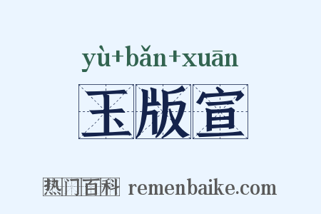 玉版宣是什么意思的图片
